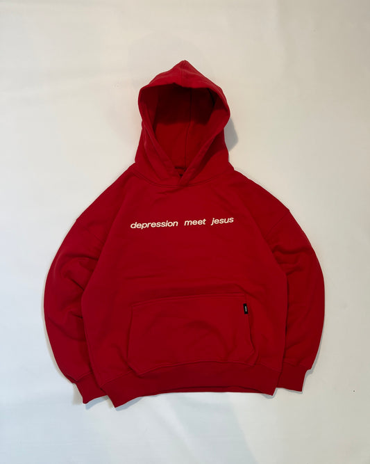 Depression Hoodie RED