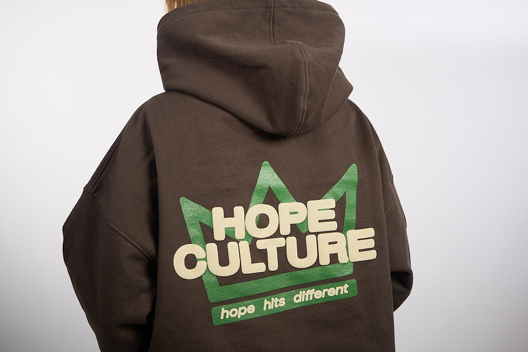 The OG Hoodie ANXIETY Espresso Brown