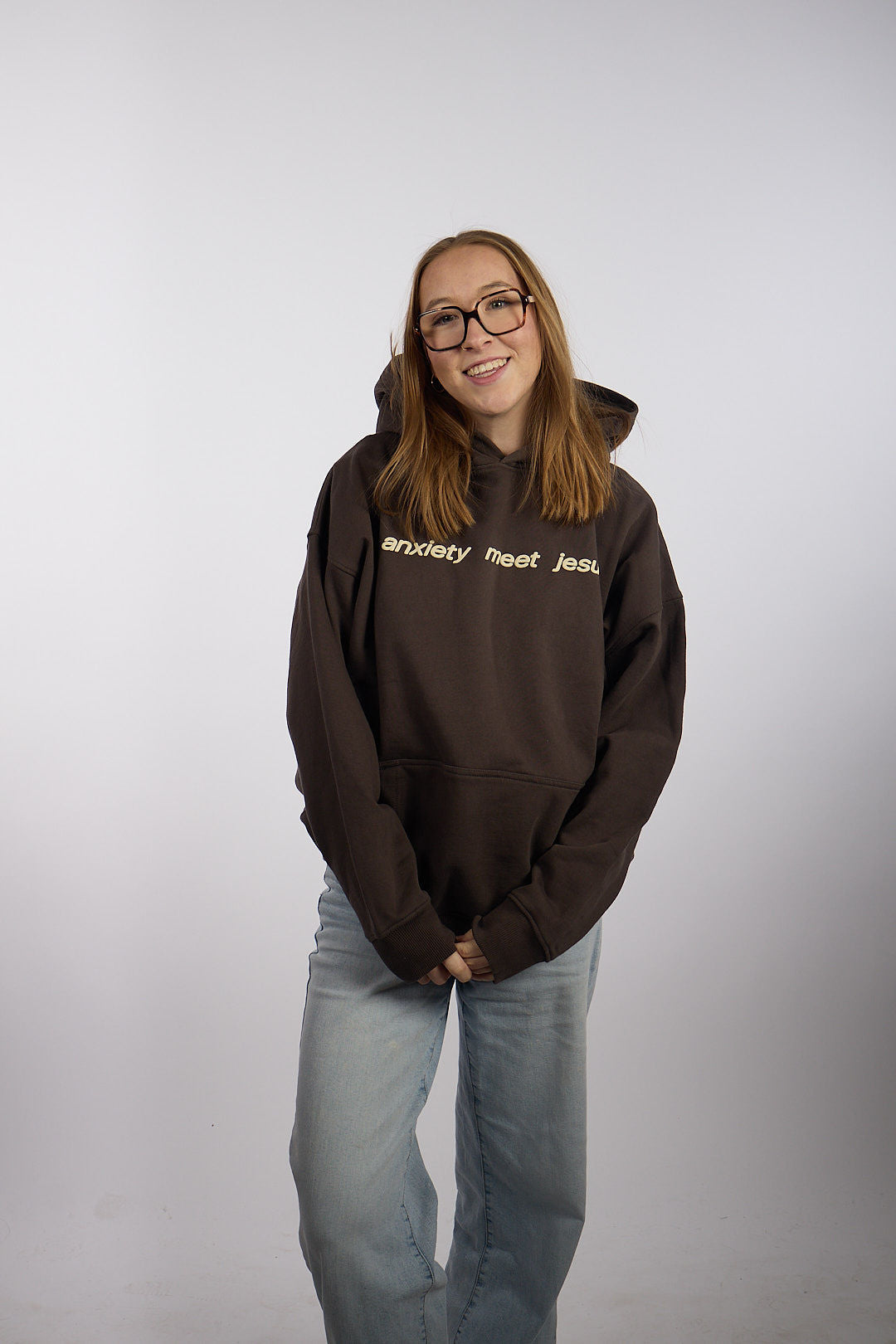 The OG Hoodie ANXIETY Espresso Brown